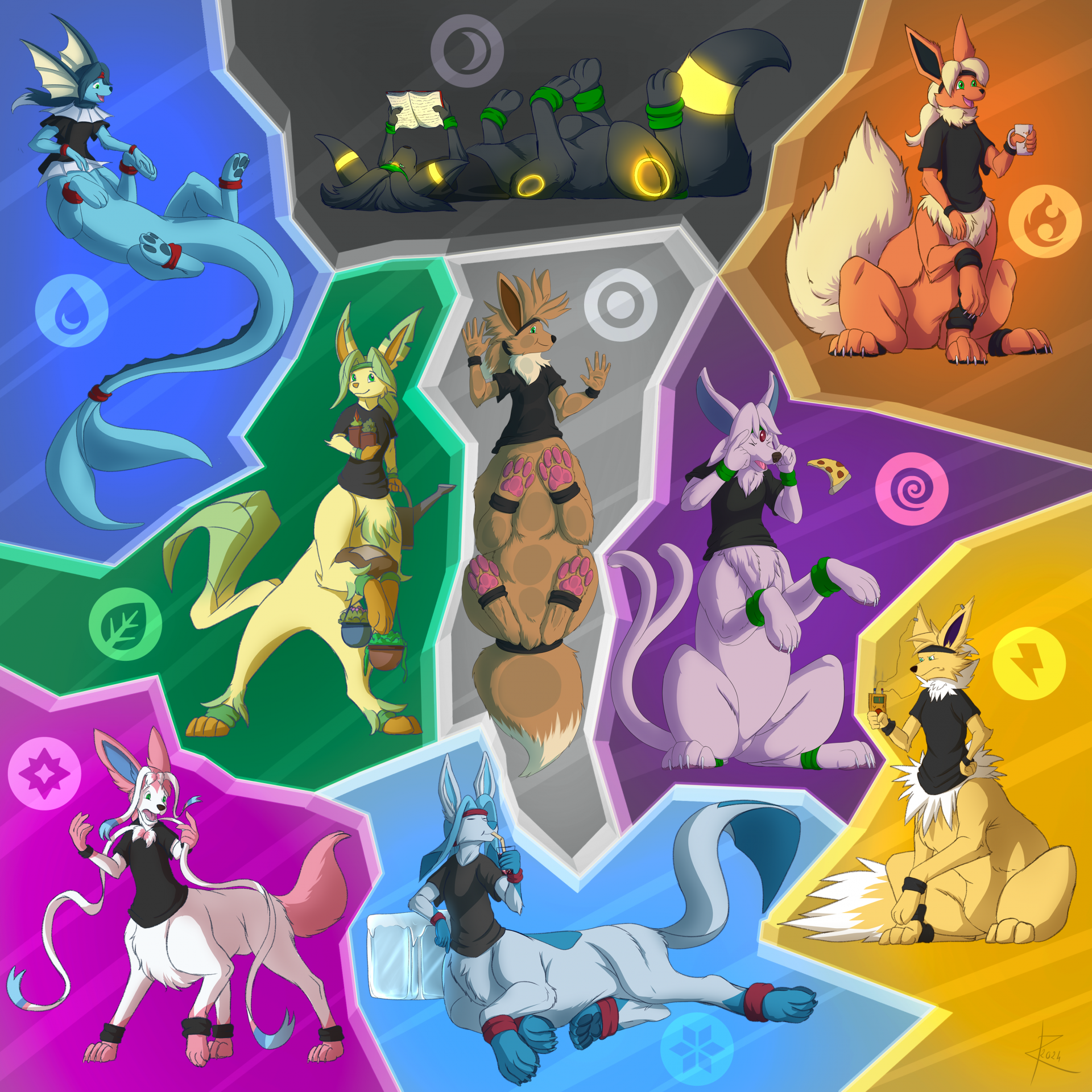 Path of the eeveelutions