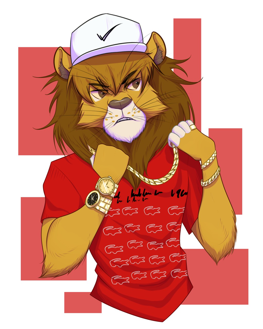 Click to change the View Rich Lion Comission