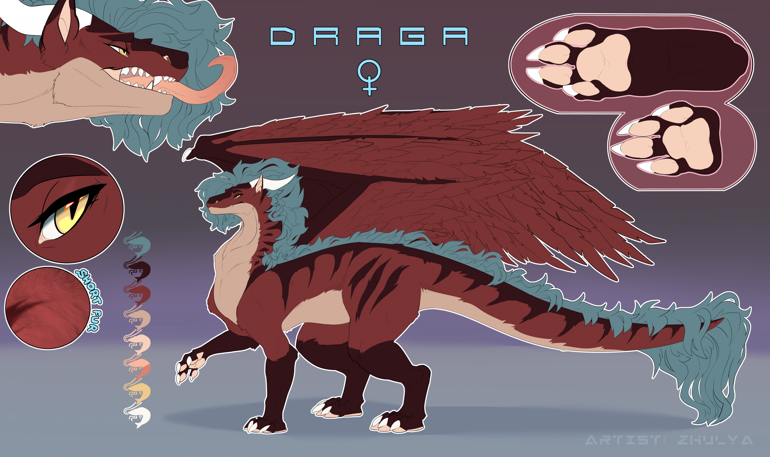 Reference of Draga (SFW)