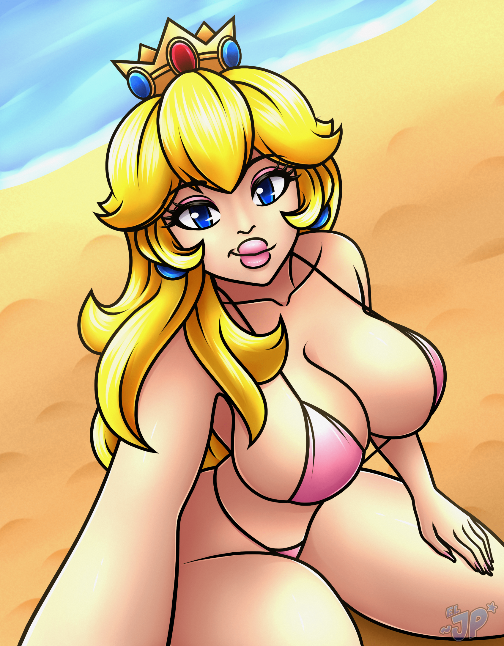 Princess peach boobs