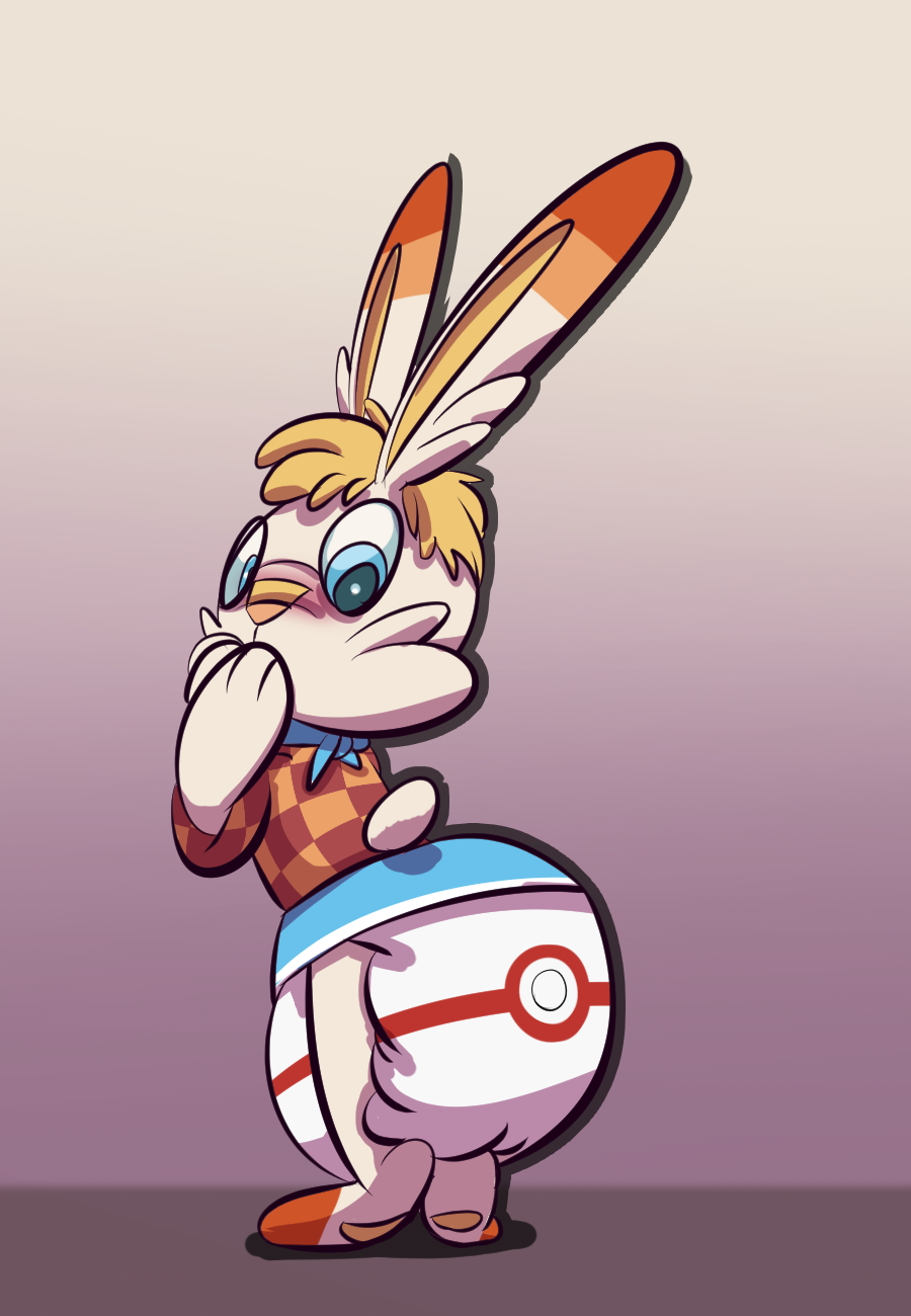 Scorbunny - Pokemon Month by -PurpletheCharmander- -- Fur Affinity [dot] net