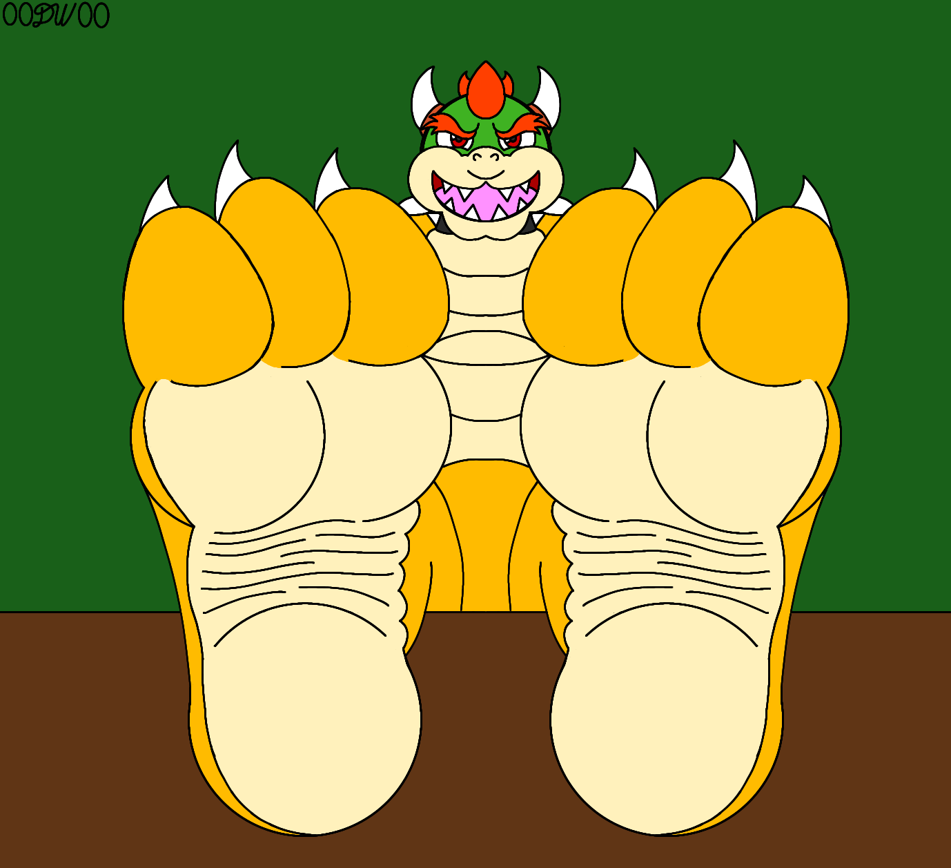 Bowser feet (bowser day) by 00darkwolf001999 -- Fur Affinity [dot] net