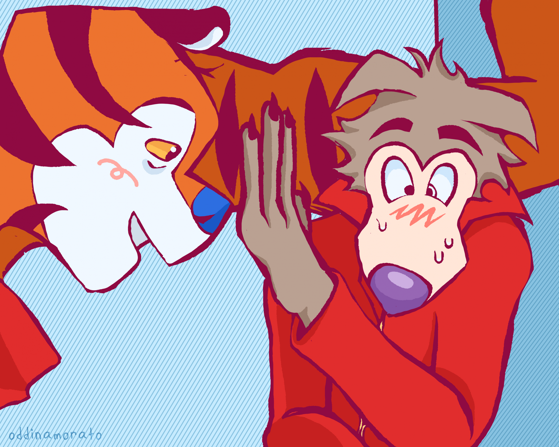 Tony & Chip by 0DD -- Fur Affinity [dot] net