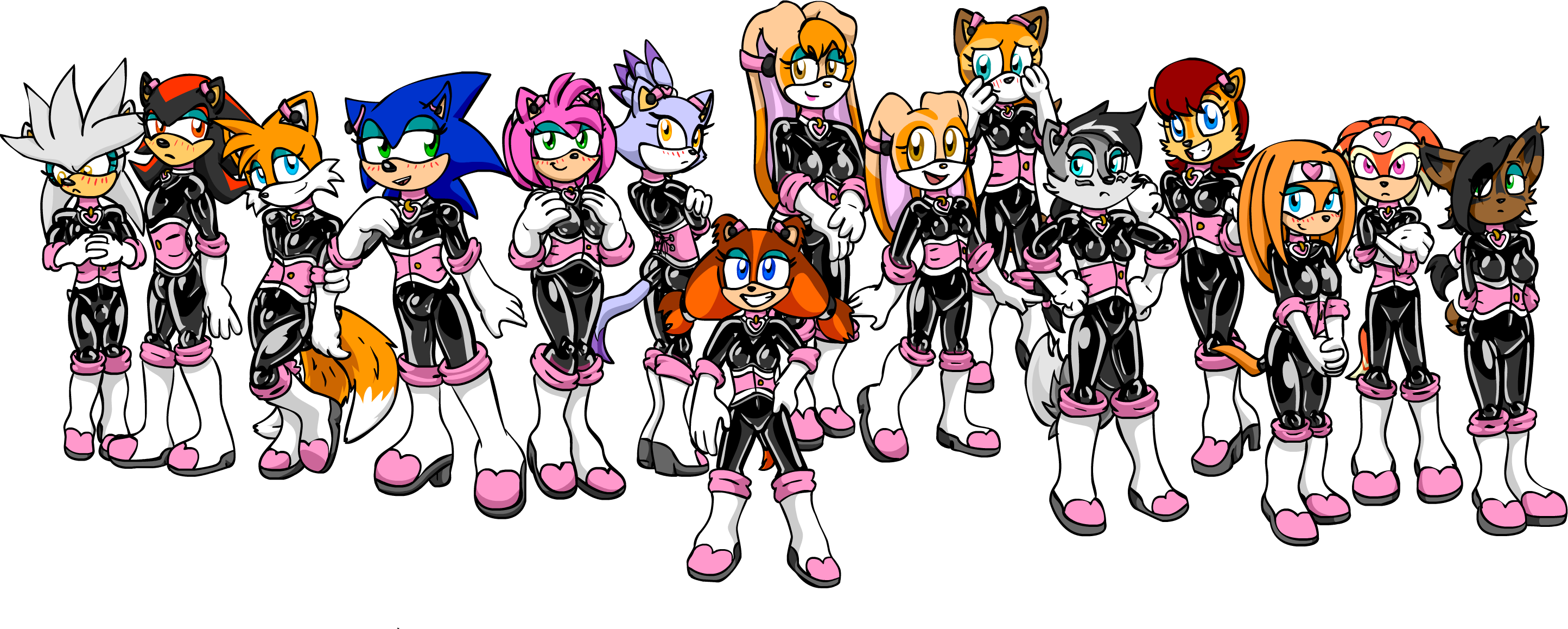 Rouge'd Sonic Characters by 10eleven -- Fur Affinity [dot] net