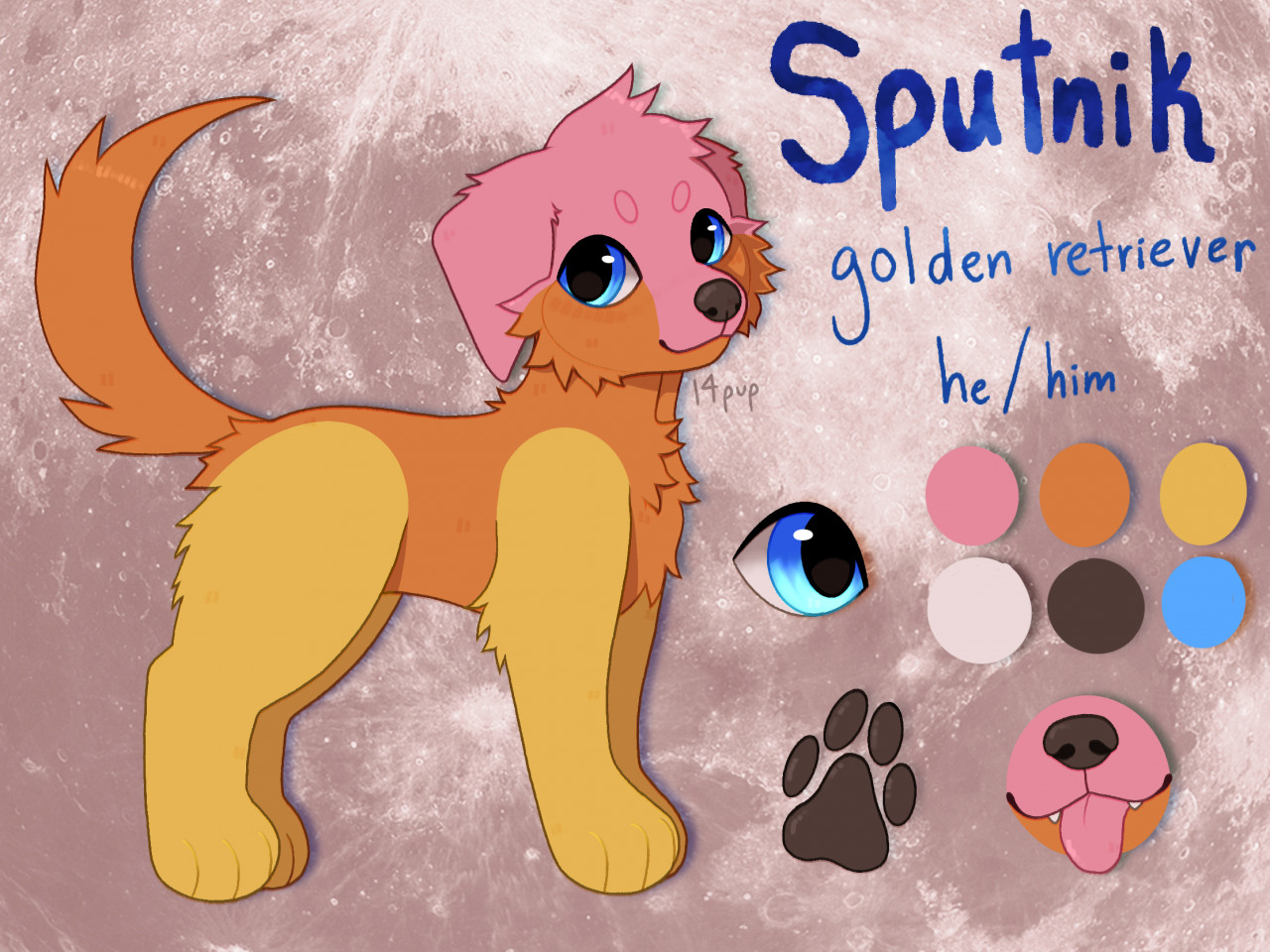 Golden 2024 retriever sputnik