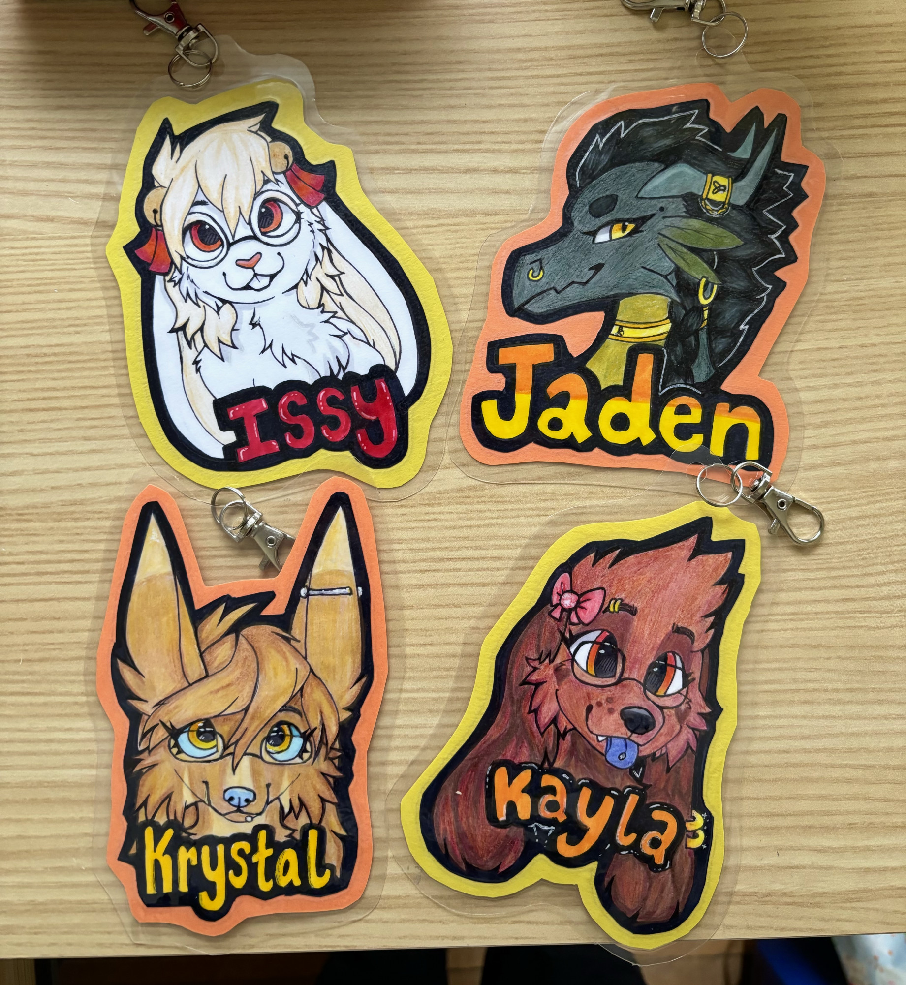 mini badges