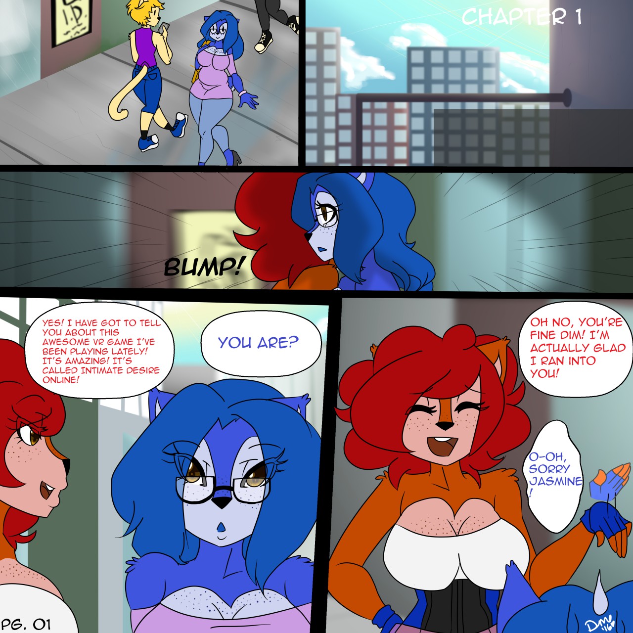 Intimate Desire Online Chapter 1 - Page 02 by 17EternalAngel -- Fur  Affinity [dot] net