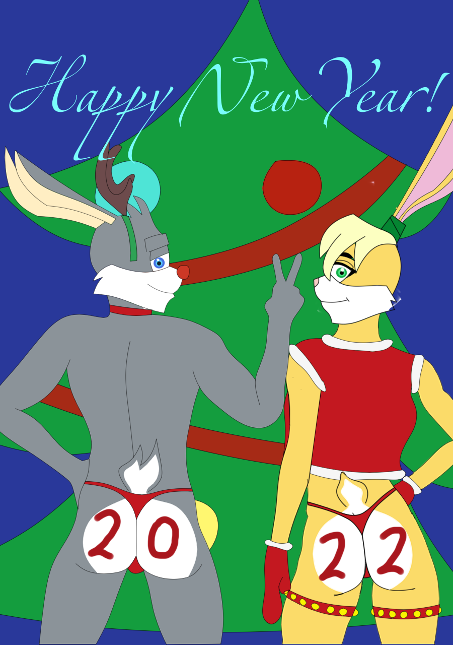 Happy New Year from Jenny the Robot! by FaunaFox1 -- Fur Affinity