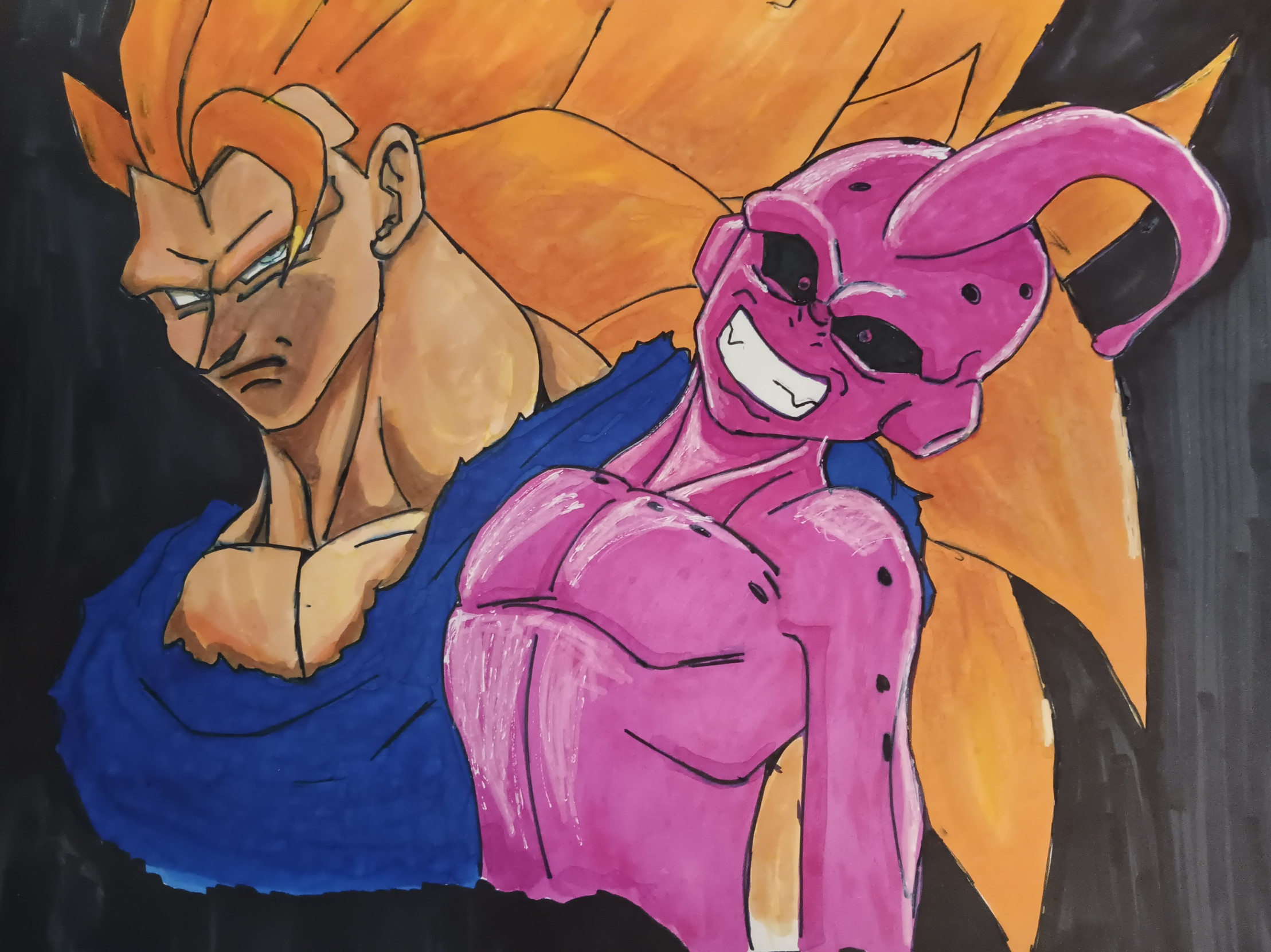 Goku Super Sayajin 3 vs Majinbuu Parte 2 #majinbuu #dragonballgt