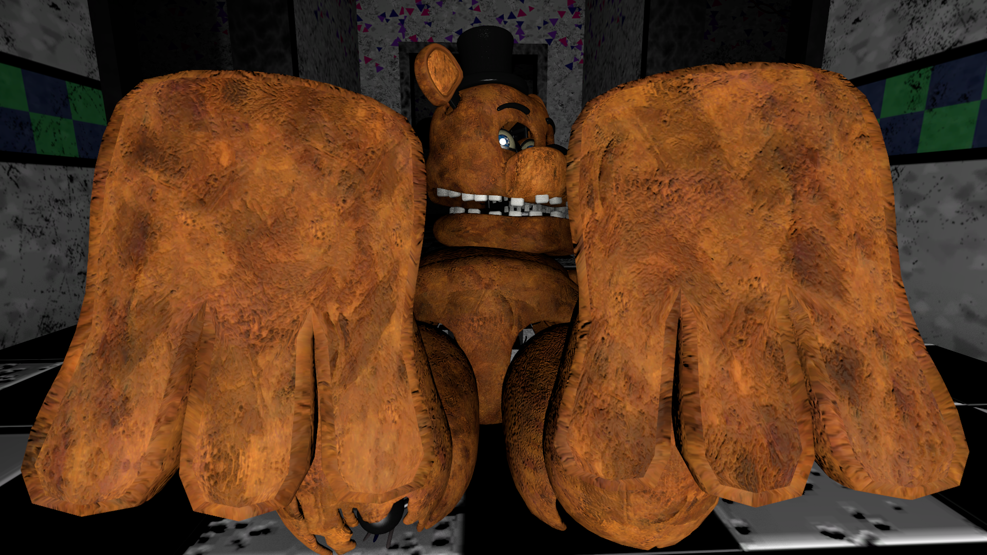 Withered Freddy feet by 3nz0 -- Fur Affinity [dot] net