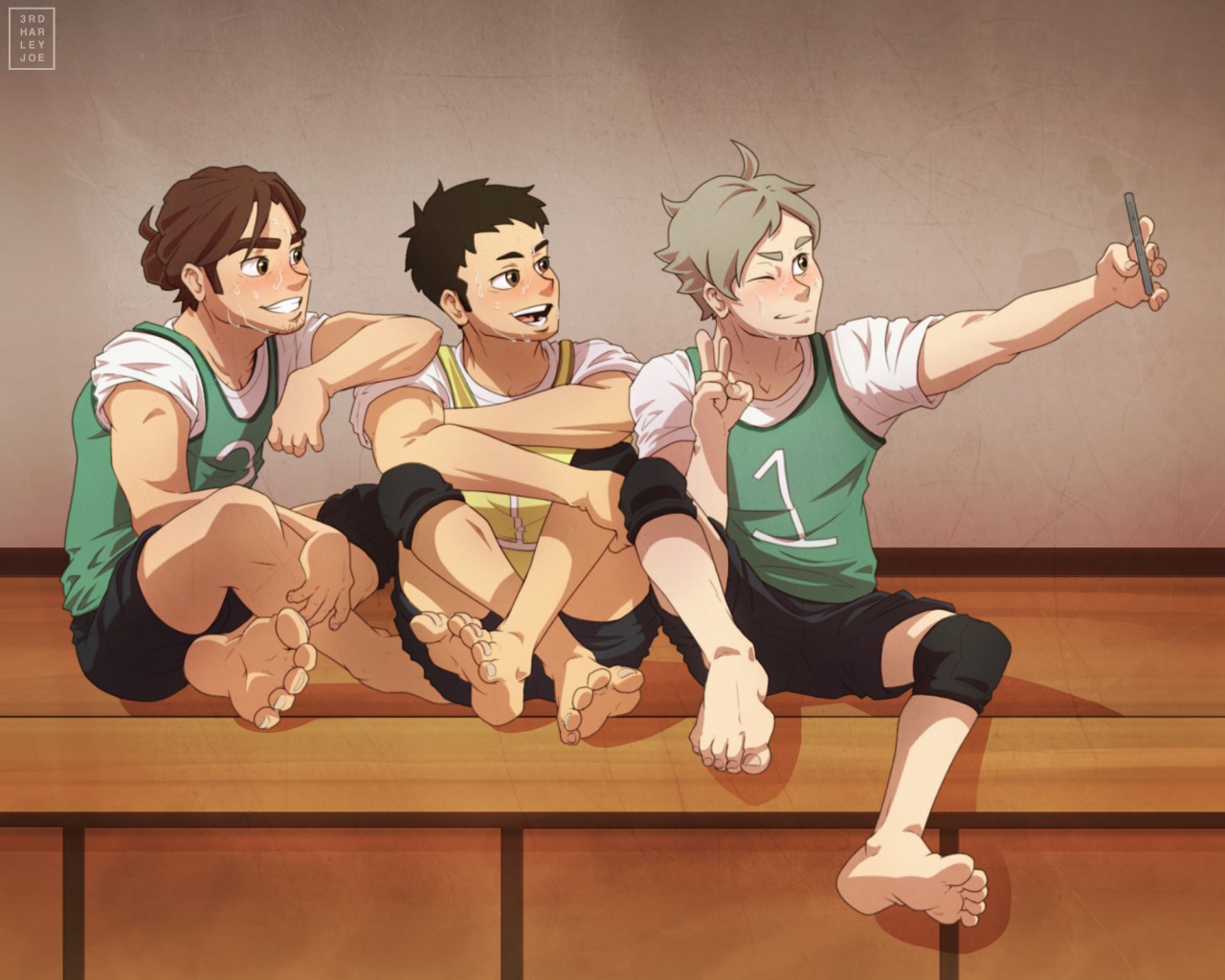 Haikyuu - Daichi, Suga e Asahi  Haikyuu anime, Haikyuu wallpaper