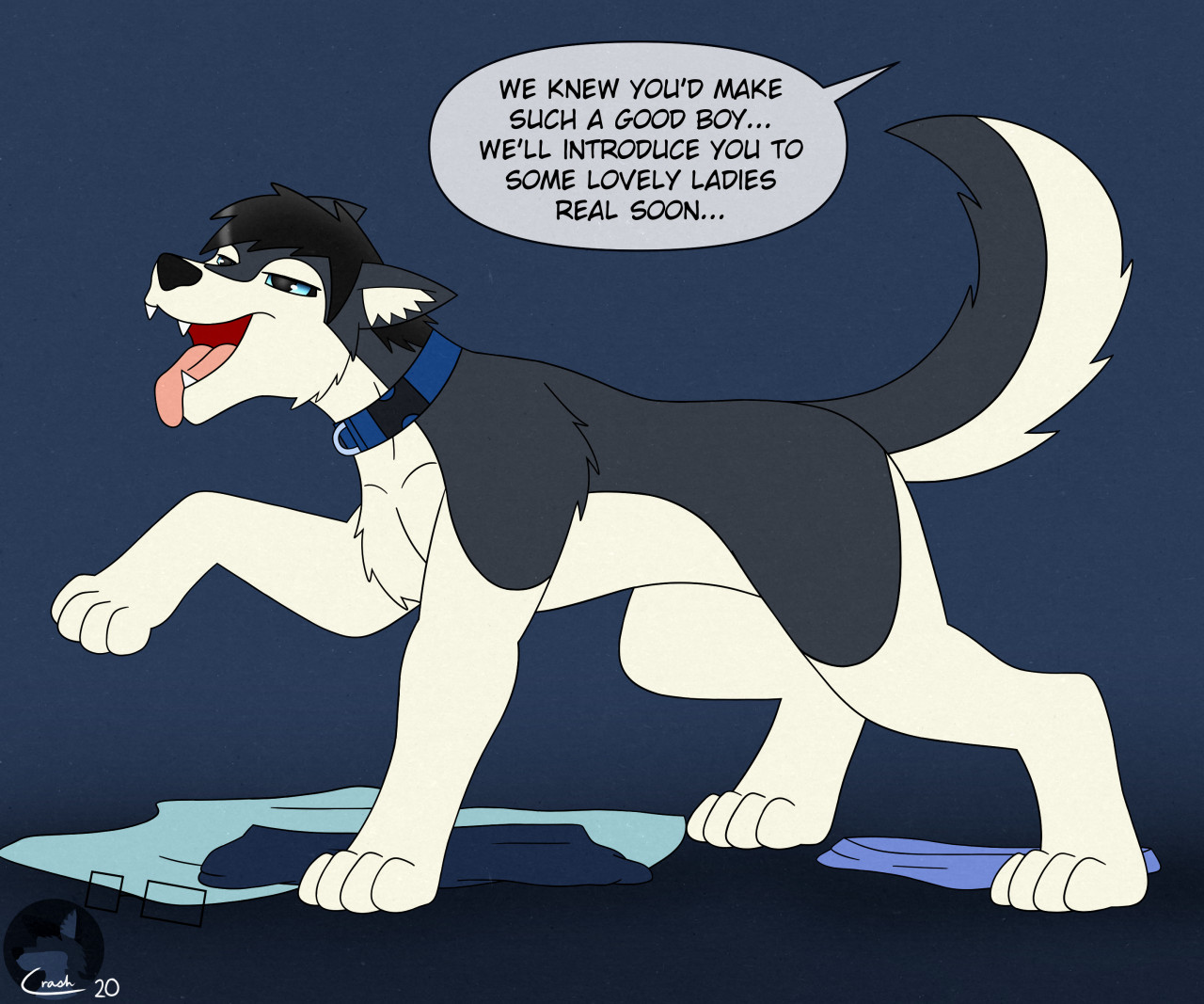 A Good Dog - Talking Hank! by Krystedez -- Fur Affinity [dot] net