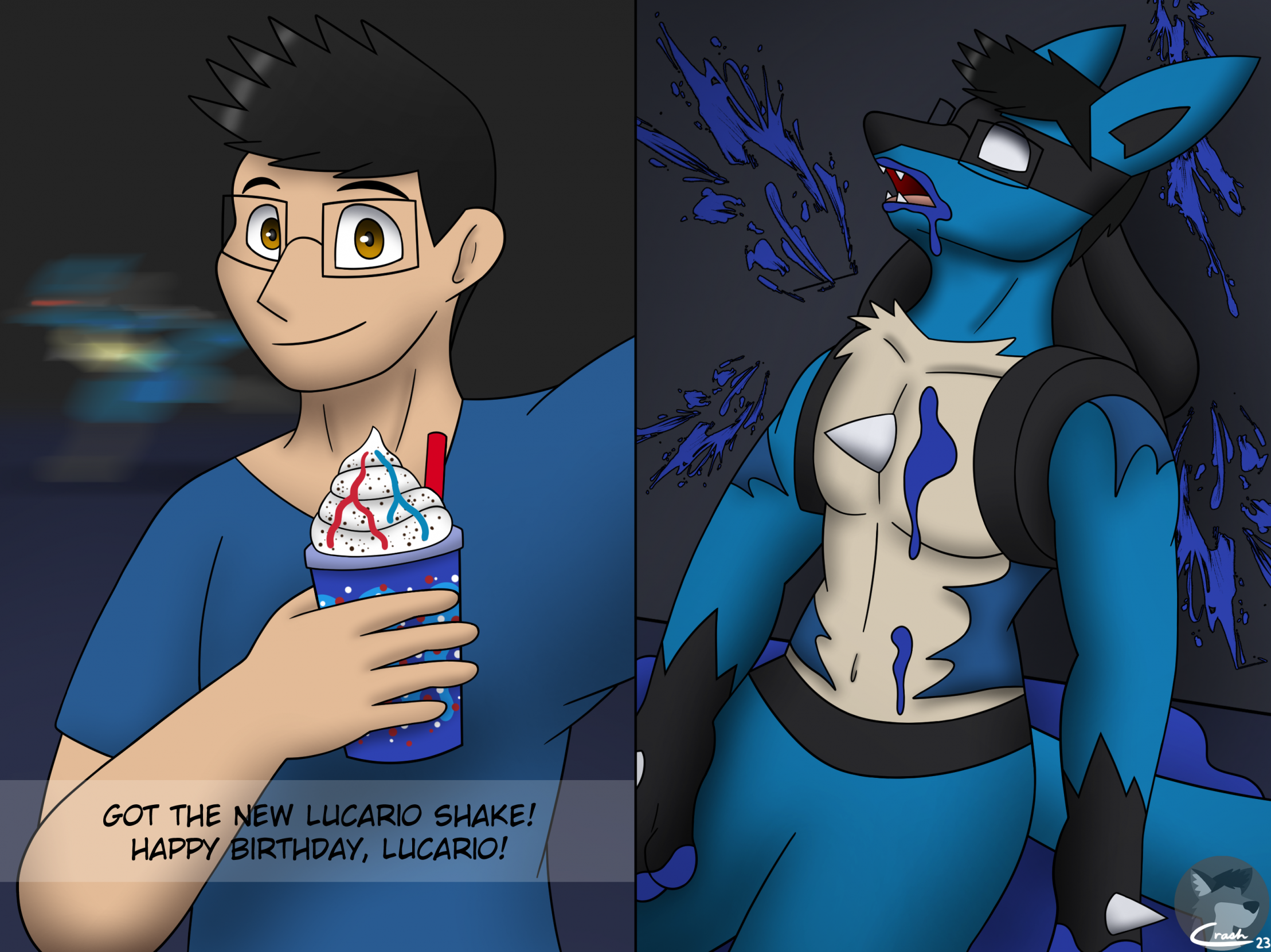 Lucario Shake Incident