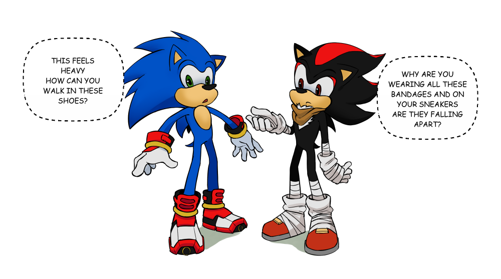 SONIC VS SHADOW - SONIC THE HEDGEHOG VS SHADOW (SONIC BOOM