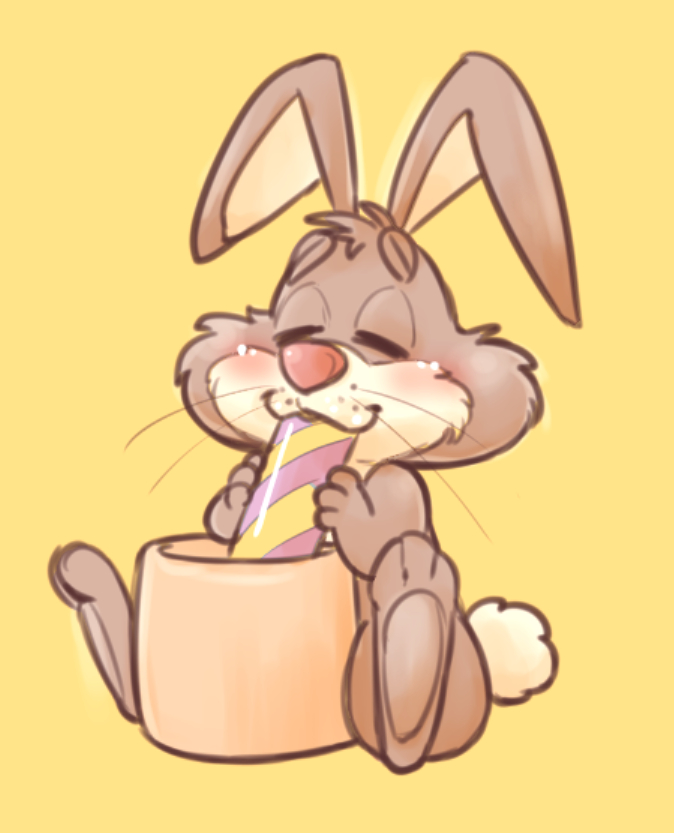 Buff Fantart Friday: Nesquik Bunny a.k.a. Quicky — Weasyl