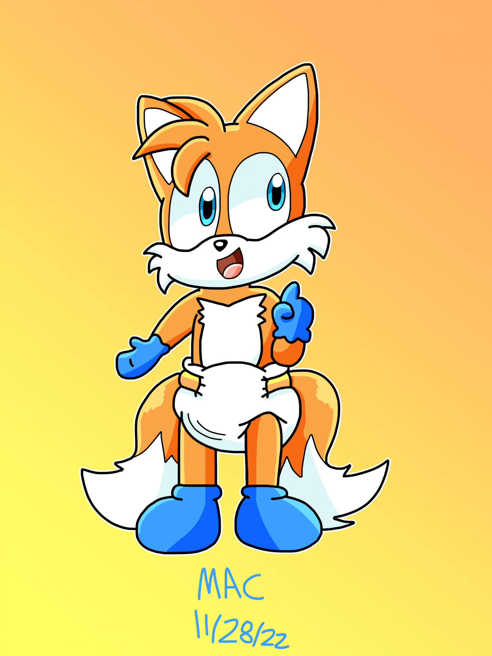 Baby Sonic and Baby Tails by GEPredators -- Fur Affinity [dot] net