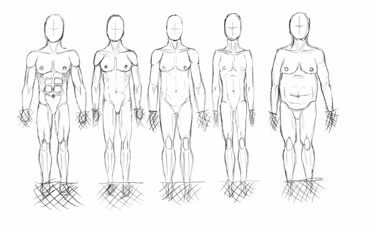 body parts sketches on Pinterest