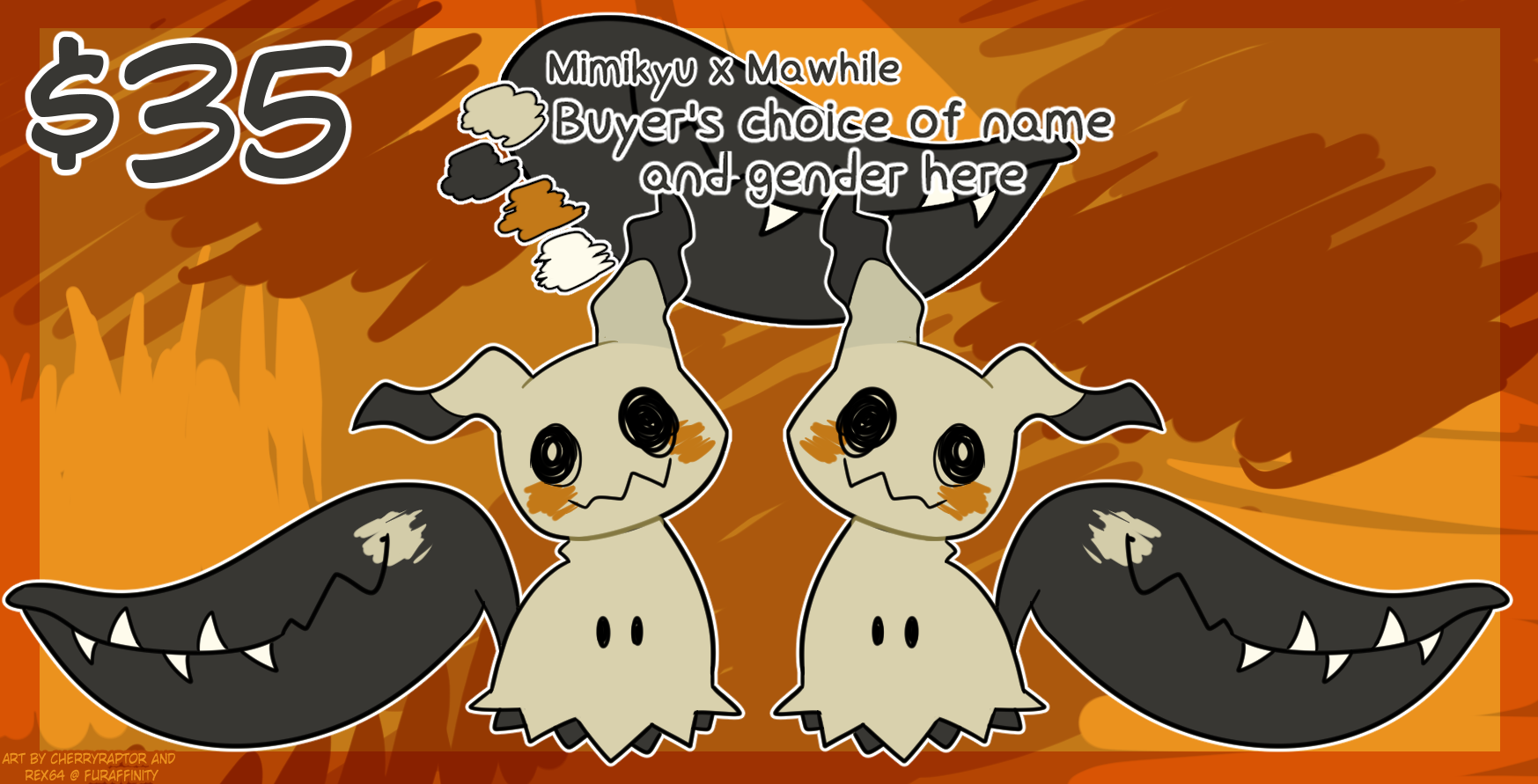 Mimikyu Wooper Fusion — Weasyl