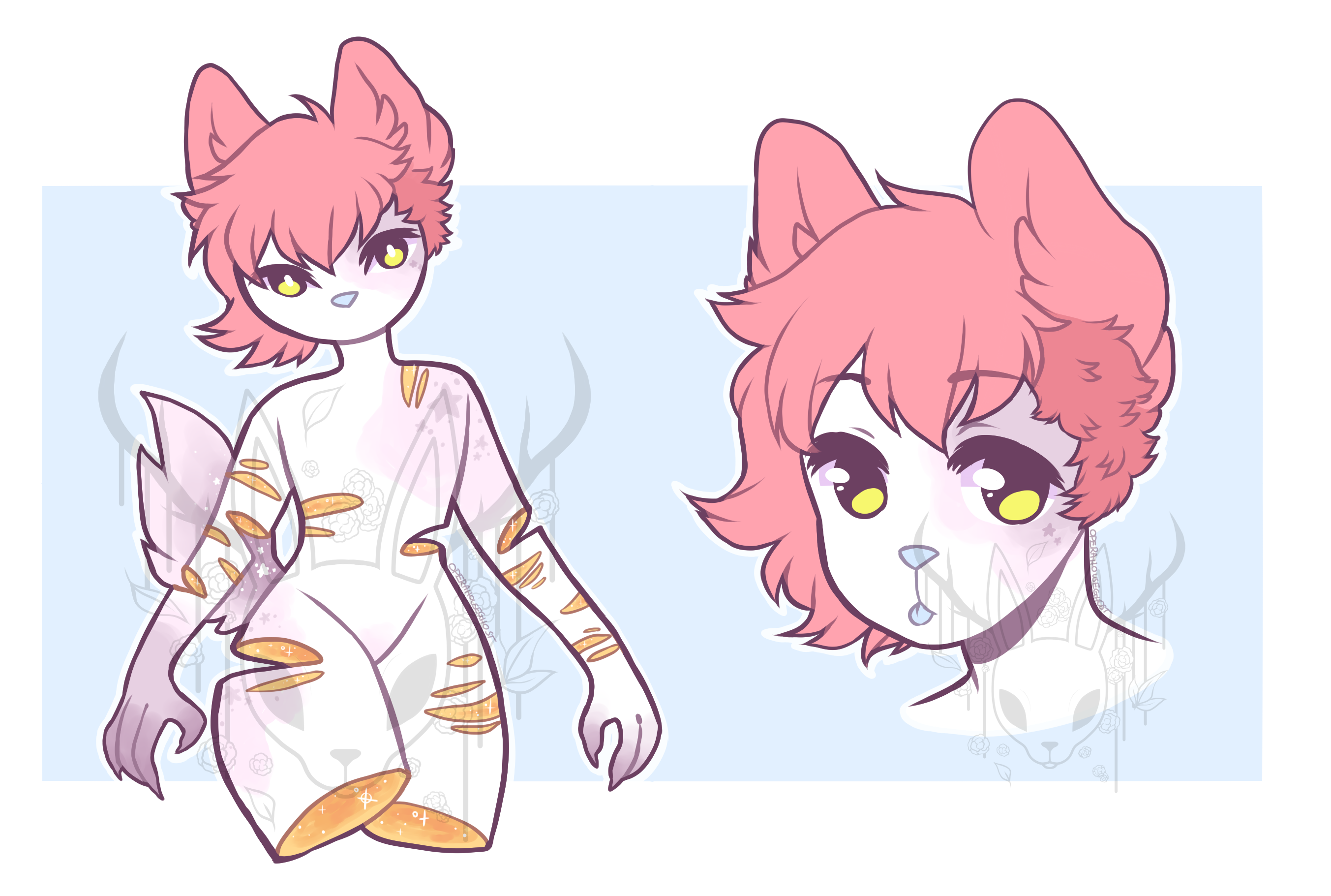 Pastel Gore - Anthro Adopt Auction [re-uploaded] by 666_POTO -- Fur  Affinity [dot] net