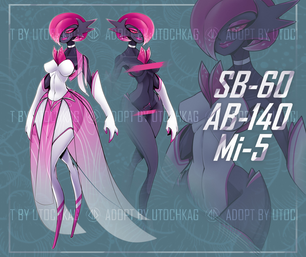 Adopt #89: Mega Evolution Line - Shiny Gardevoir (CLOSED) by schaulvre --  Fur Affinity [dot] net