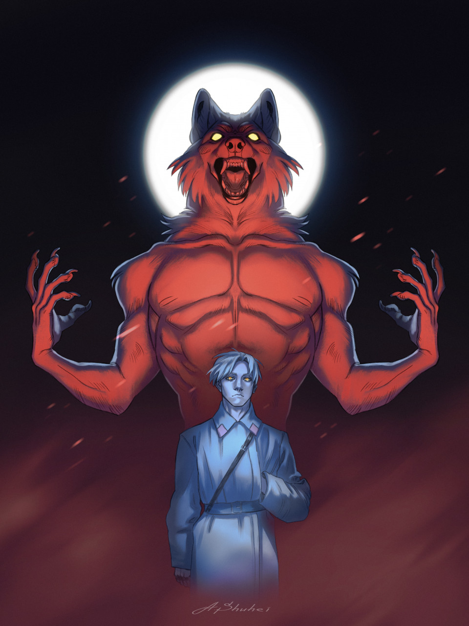 Night Of The Werewolf by -CedarWolf -- Fur Affinity [dot] net