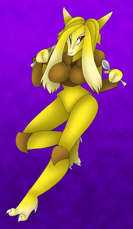 A wild Alakazam appeared! (Ultimate Pokedex, Acen 2014) by LionsClaws --  Fur Affinity [dot] net