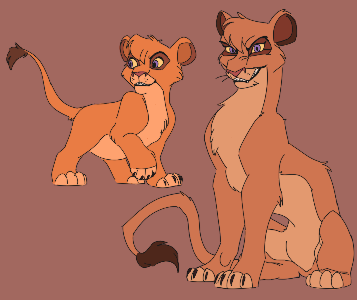 lion king 2 characters vitani