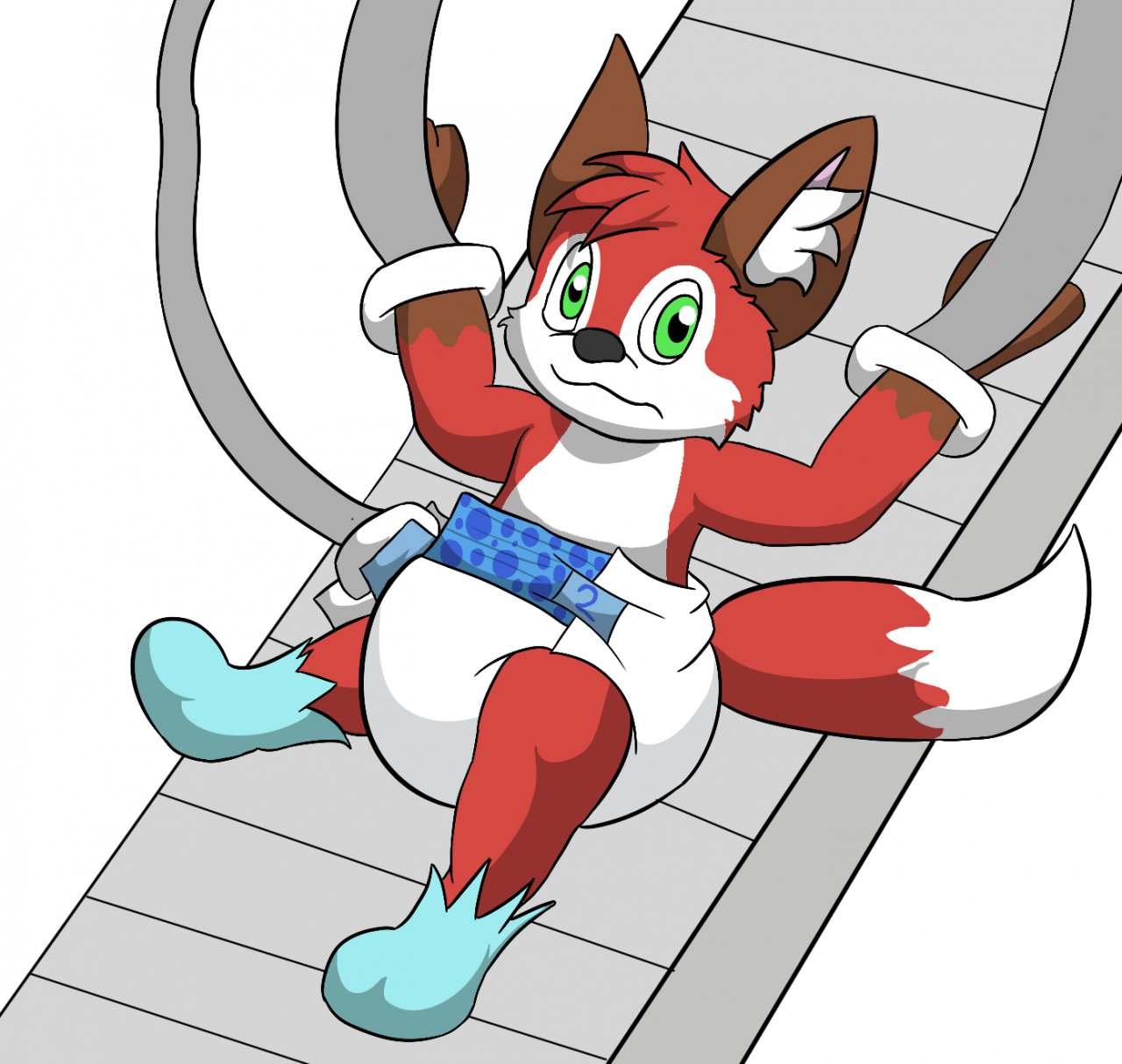 Foxy In The Diaper Change Machine By Abdl86 Fur Affinity Dot Net. 