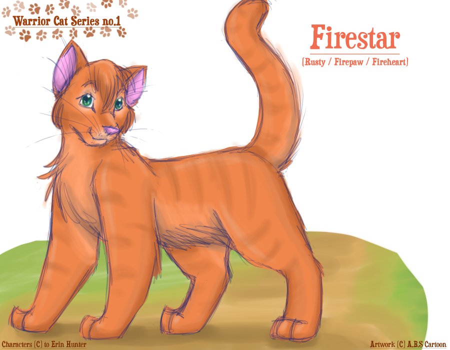 Warrior Cats FireStar by ABSCartoon18 -- Fur Affinity [dot] net