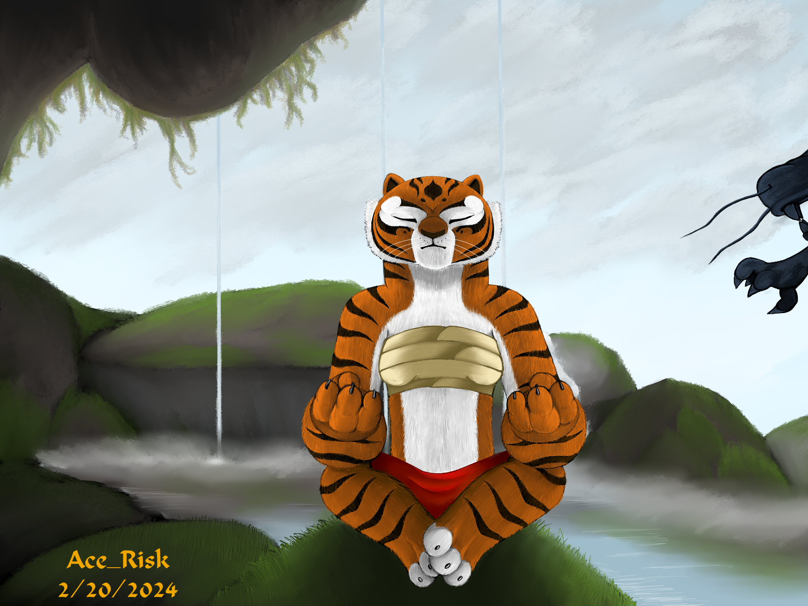 Tigress Meditation by Ace_Risk -- Fur Affinity [dot] net