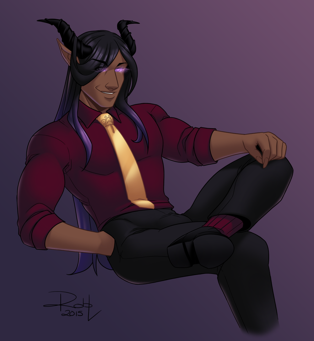 Sharp Dressed Adreal by ackanime -- Fur Affinity [dot] net