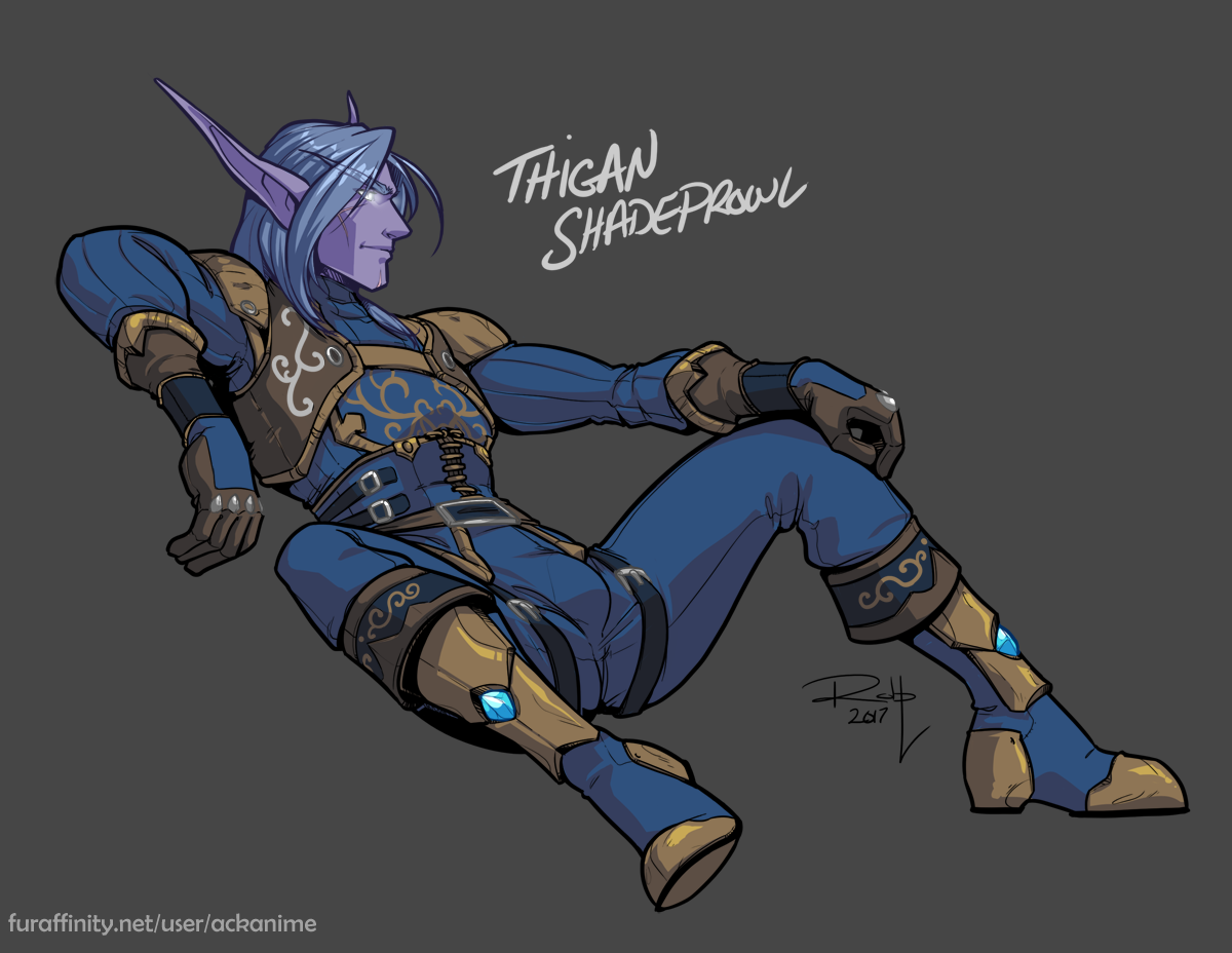 Thigan Shadeprowl by ackanime -- Fur Affinity [dot] net