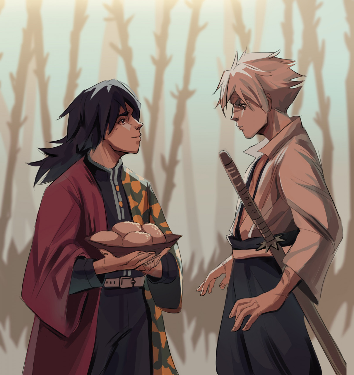 Giyu and Sanemi by acramitch -- Fur Affinity [dot] net