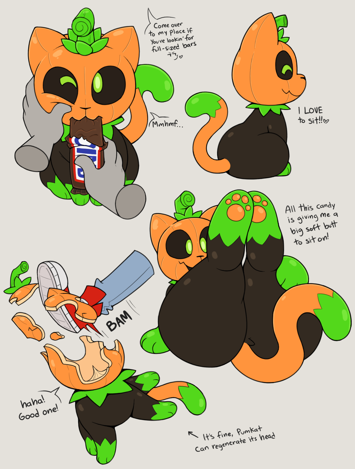 Pumkat 2: Electric Boogaloo by acstlu -- Fur Affinity [dot] net