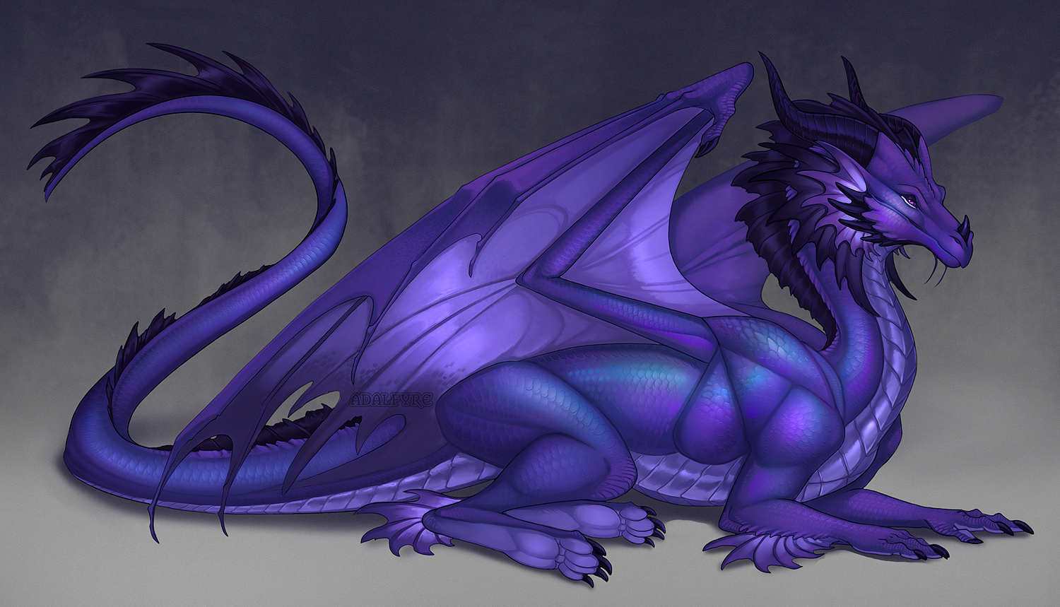 Ферал драконы фиолетовые