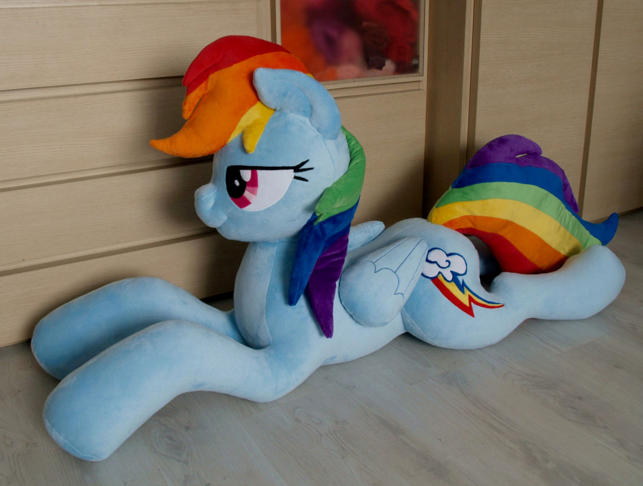 Rainbow Dash lifesize plush by adamar44 -- Fur Affinity [dot] net