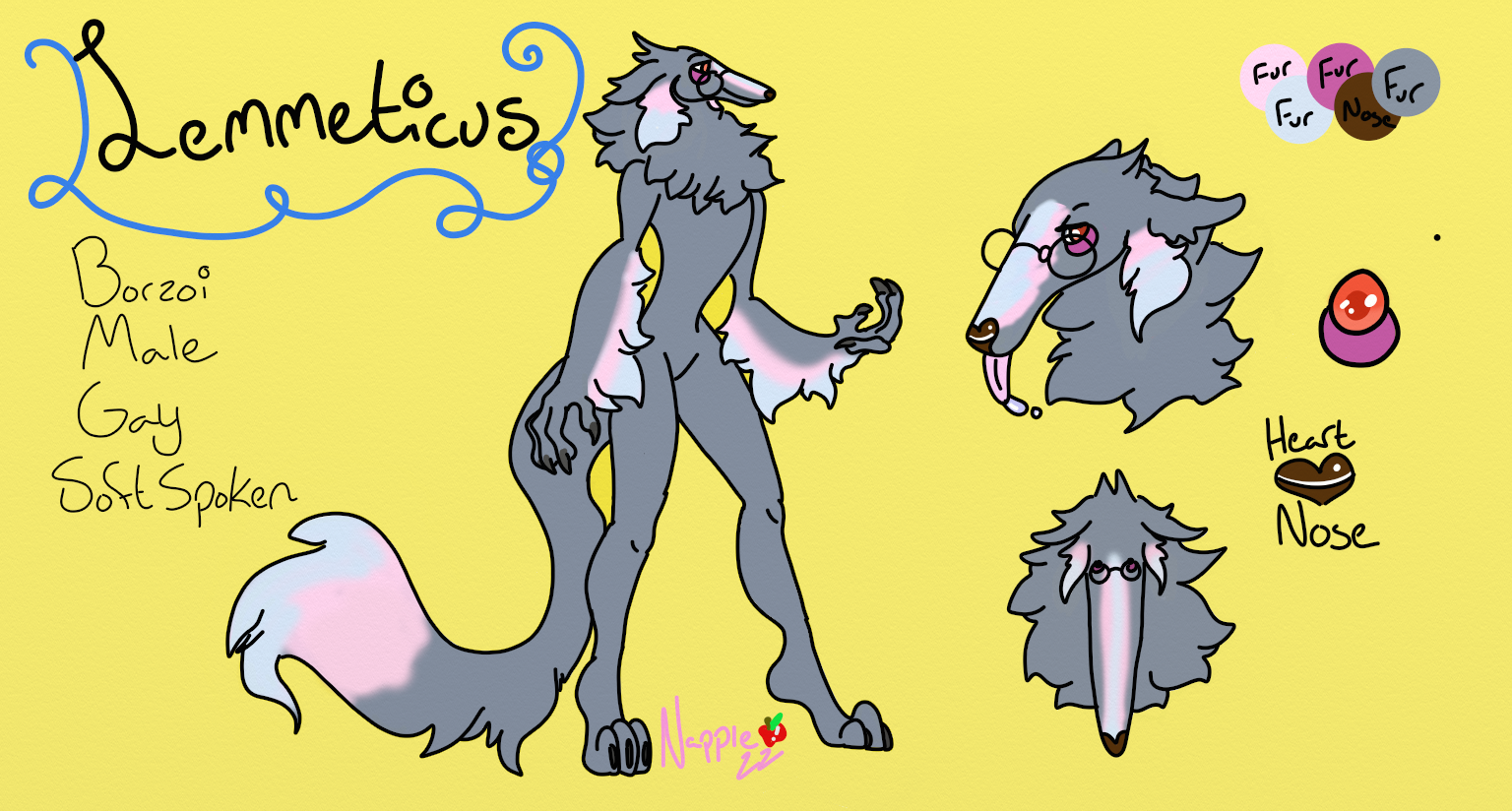 Borzoi Boy by AdelineSquiraffe -- Fur Affinity [dot] net