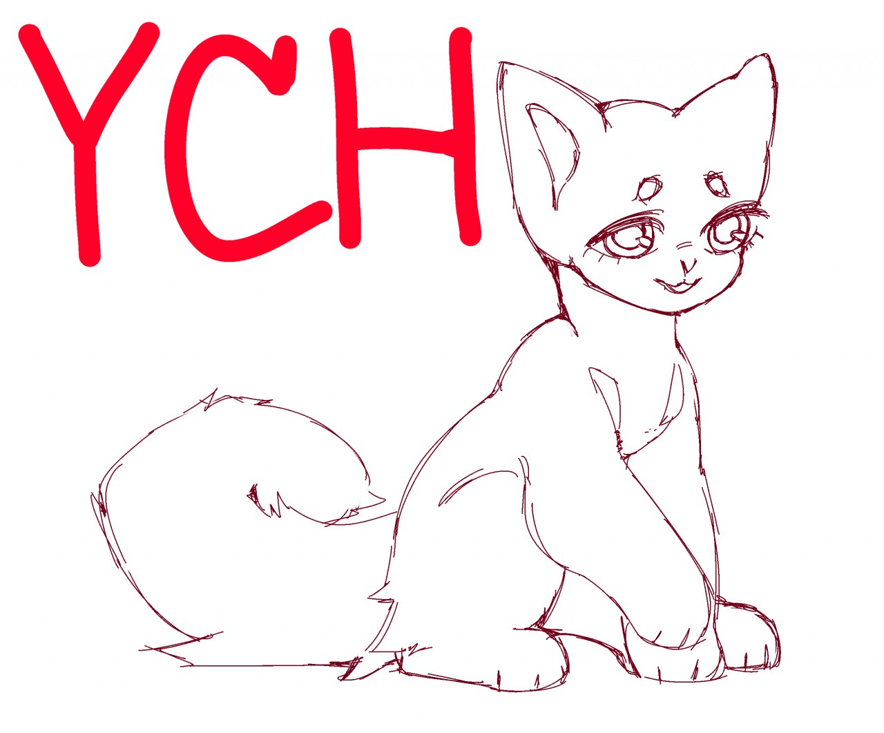 Ych. YCH Cat. YCH Auction. YCH Commission.