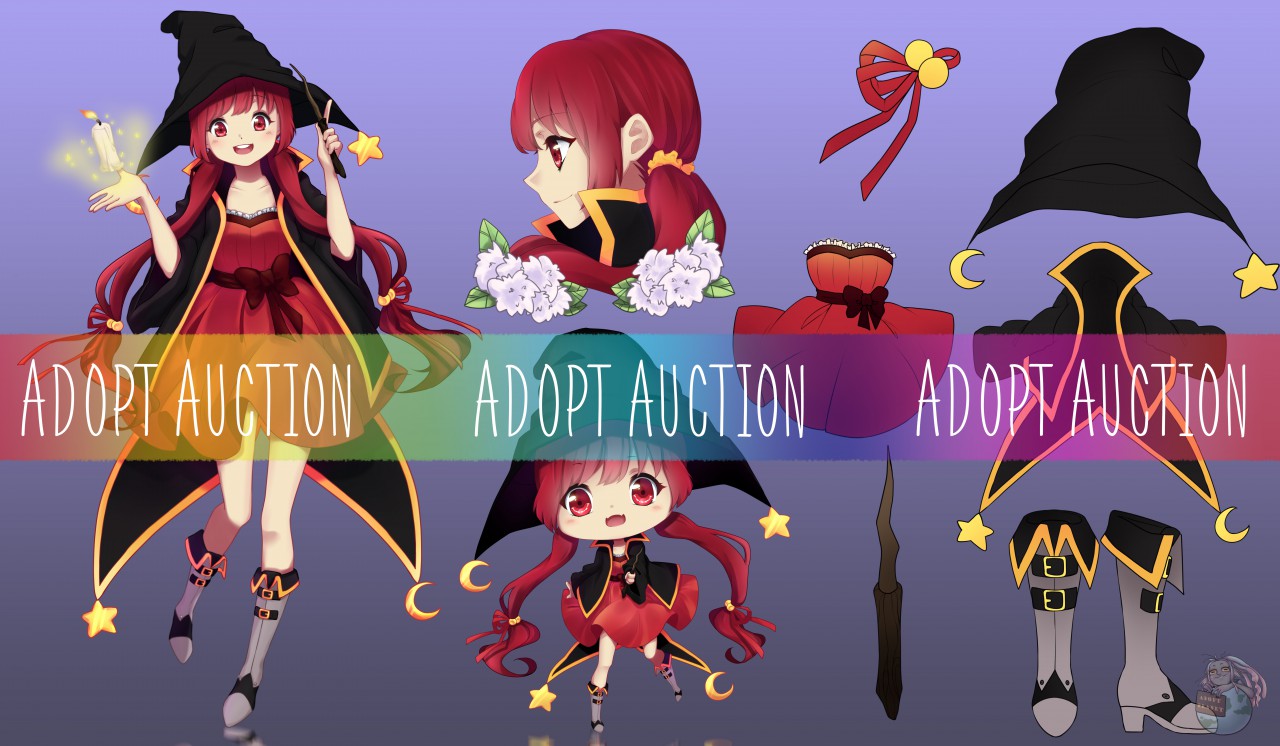 Adopt Witch Anime Girl Auction (closed) by ADOPT_PLANET -- Fur Affinity  [dot] net