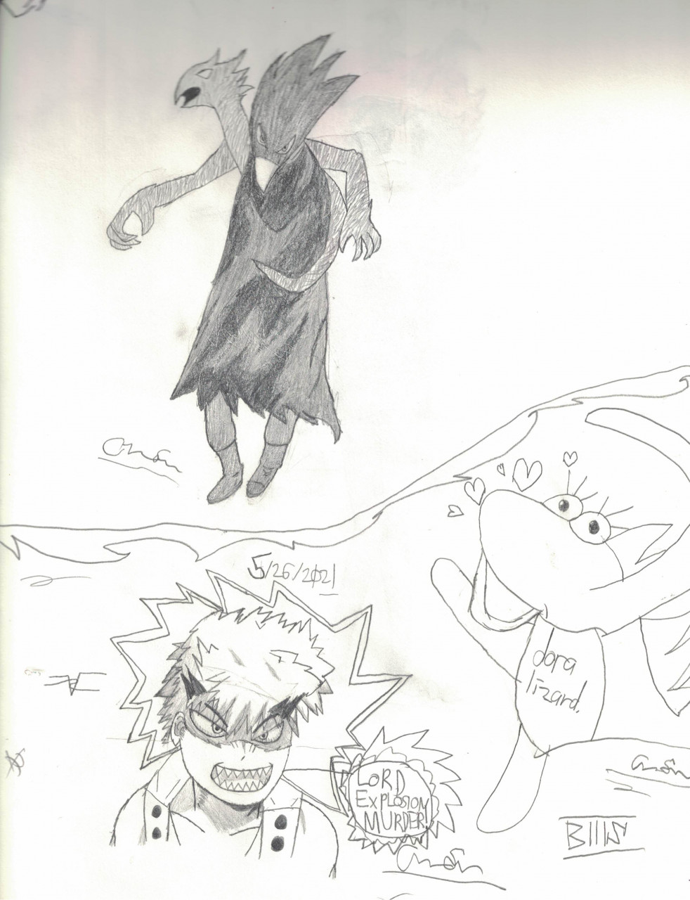 Tokoyami and Bakugo by Adscammer -- Fur Affinity [dot] net