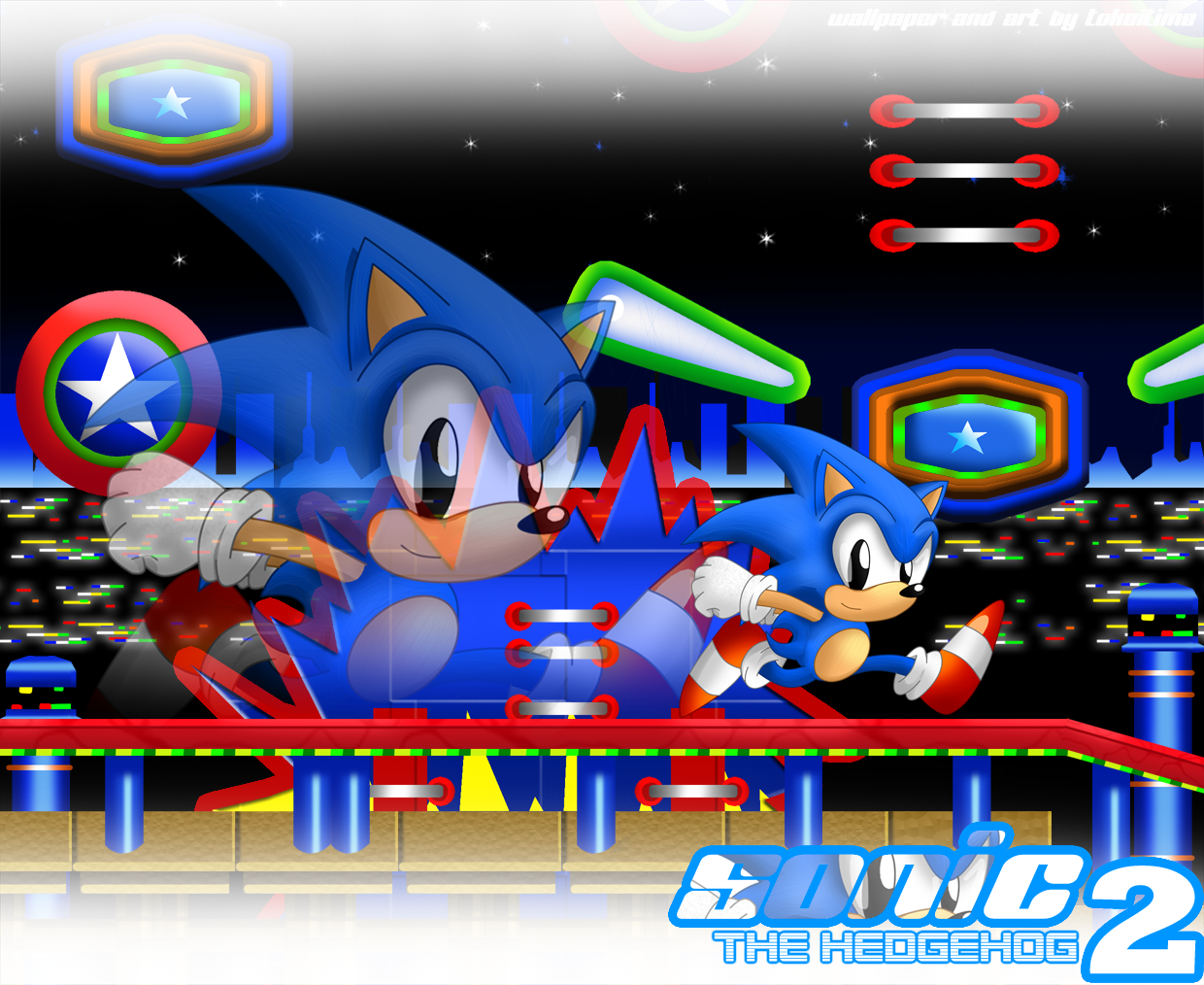 sonic 2 wallpaper