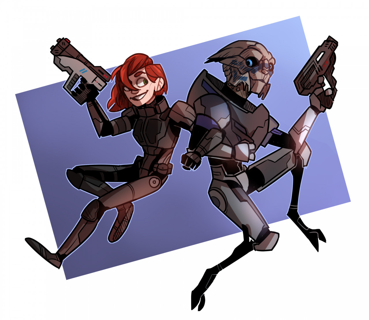 garrus y shepard