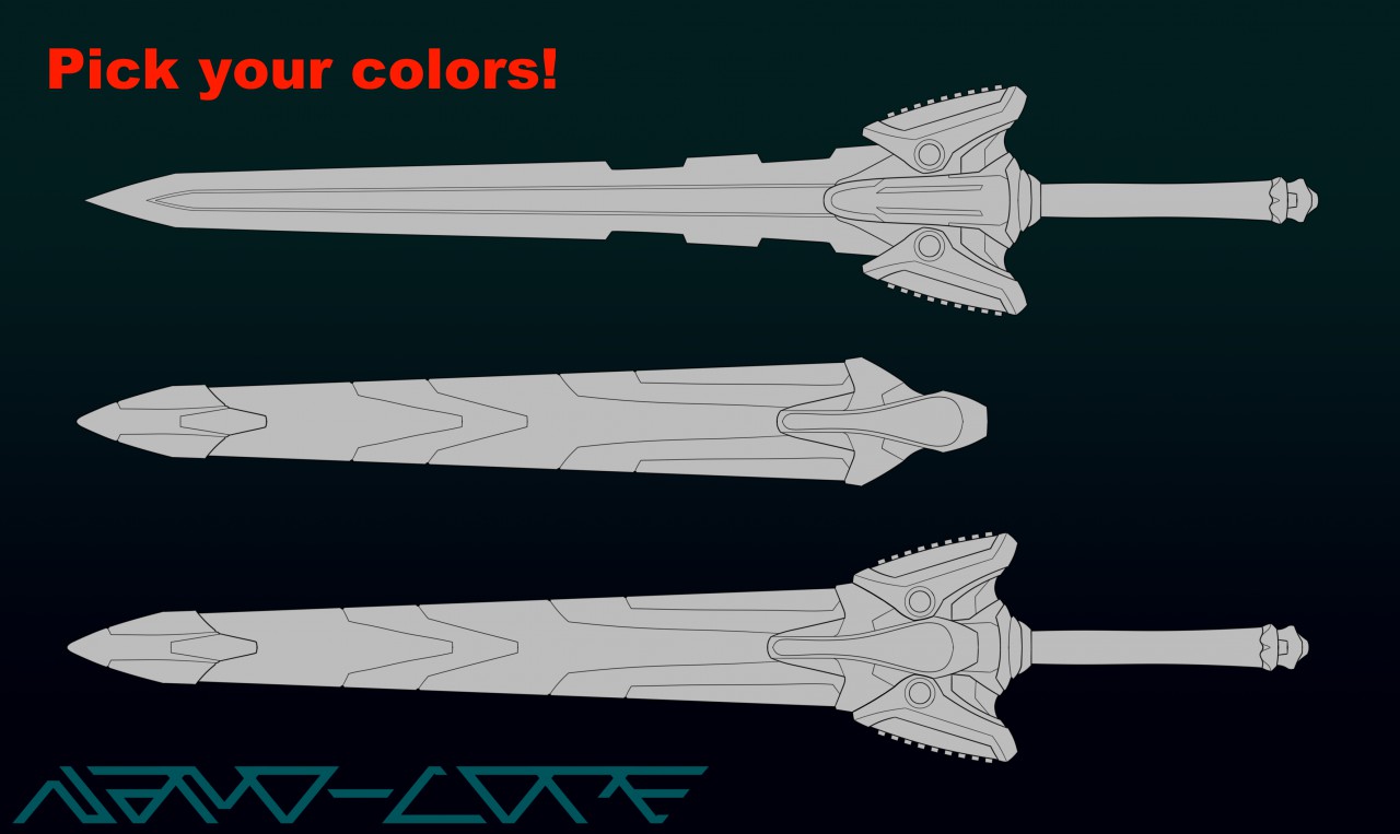 23 futuristic sword concept art killeanramsay