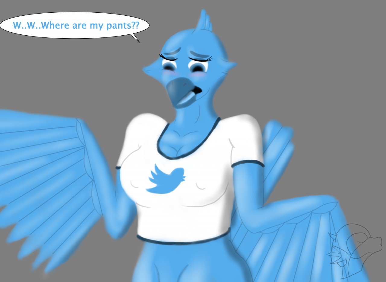 Twitter Bird by AfroDragon -- Fur Affinity [dot] net