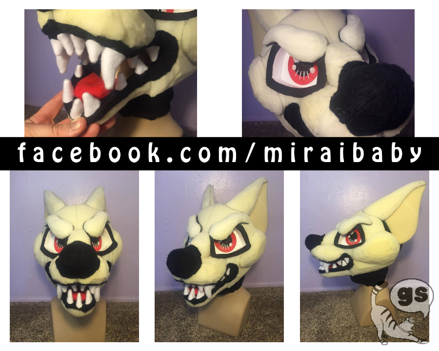 READ DESCRIPTION Foam Bases Grumpy Happy Toony Chill Vex Canine Fursuit  Base 