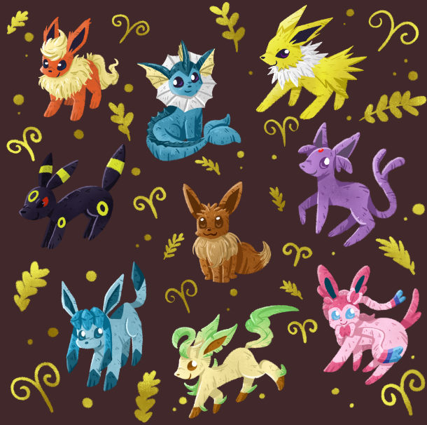 Eeveelution Pokemon Patterns 