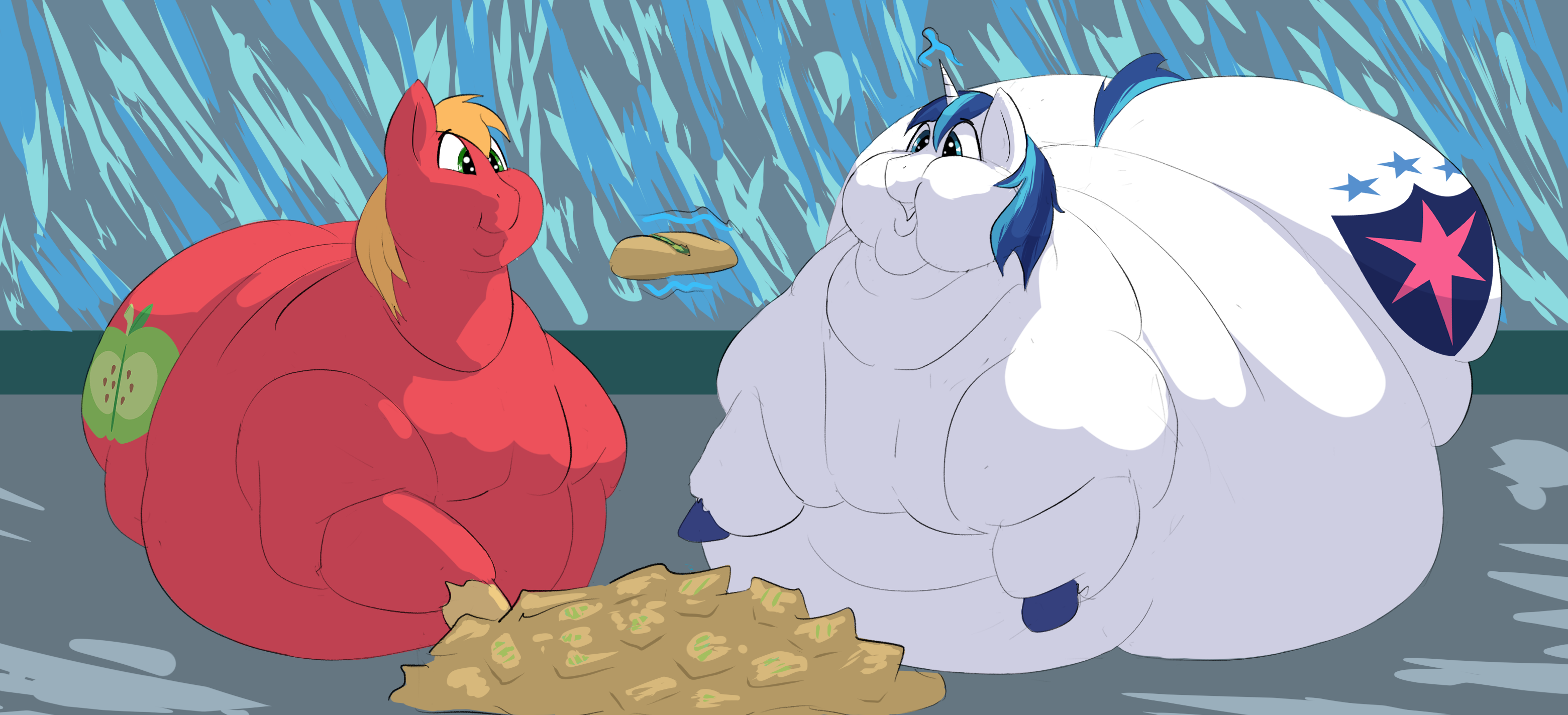 Boys Pig Out by AhjerChubbyWolf -- Fur Affinity [dot] net