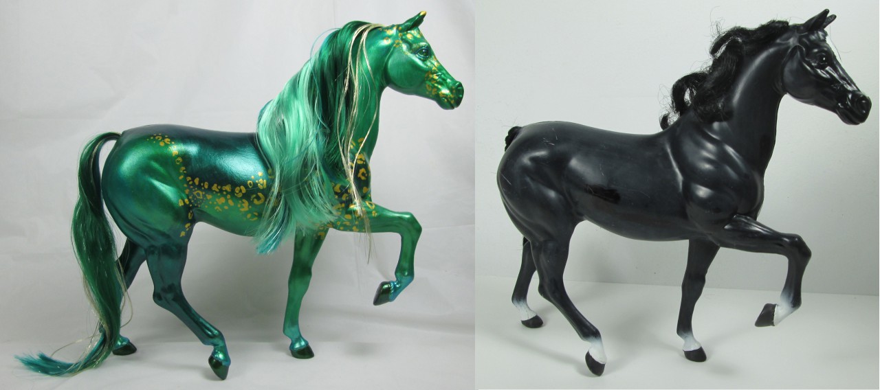 Midnight sales barbie horse