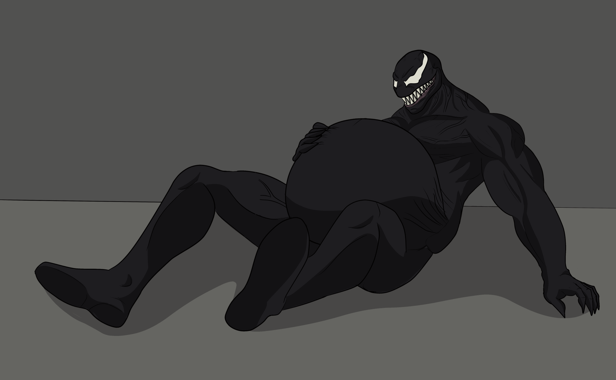 ANIMATED GIF: Venom's Lively Snack by AidanFireGuy -- Fur Affinity [dot] net