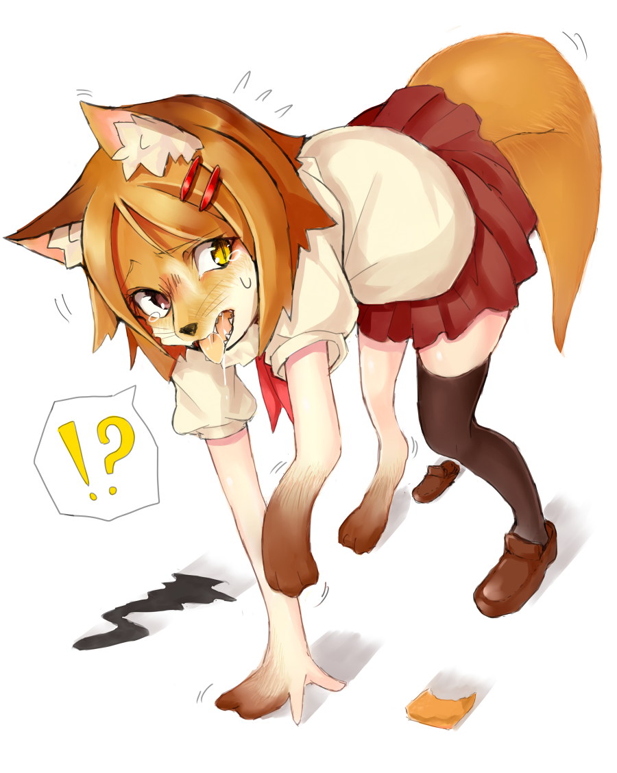 Female fox transformation